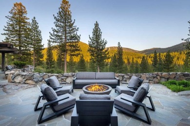 Perched on a basaltic ledge with panoramic views of creek on Martis Camp Golf Course in California - for sale on GolfHomes.com, golf home, golf lot