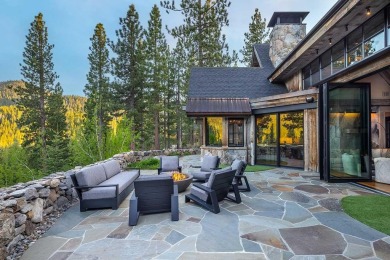 Perched on a basaltic ledge with panoramic views of creek on Martis Camp Golf Course in California - for sale on GolfHomes.com, golf home, golf lot