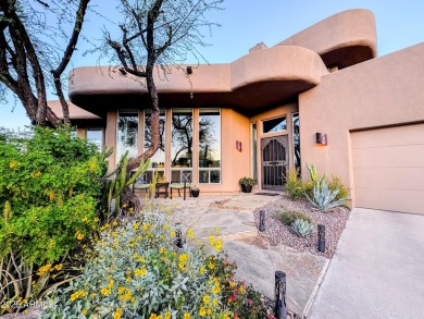 Driving up to this home you will immediately notice the dramatic on Rancho Manana Golf Club in Arizona - for sale on GolfHomes.com, golf home, golf lot