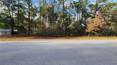 Beautiful homesite on smooth paved road in the growing on Citrus Springs Country Club in Florida - for sale on GolfHomes.com, golf home, golf lot