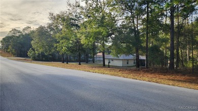 Beautiful homesite on smooth paved road in the growing on Citrus Springs Country Club in Florida - for sale on GolfHomes.com, golf home, golf lot