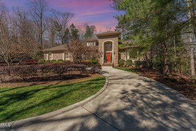 Welcome to a truly exceptional residence, nestled on over an on Governors Club in North Carolina - for sale on GolfHomes.com, golf home, golf lot