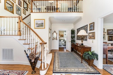 Welcome to a truly exceptional residence, nestled on over an on Governors Club in North Carolina - for sale on GolfHomes.com, golf home, golf lot