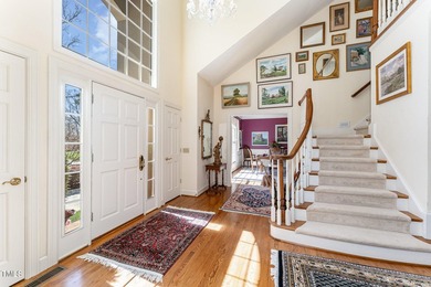 Welcome to a truly exceptional residence, nestled on over an on Governors Club in North Carolina - for sale on GolfHomes.com, golf home, golf lot