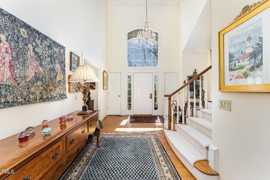 Welcome to a truly exceptional residence, nestled on over an on Governors Club in North Carolina - for sale on GolfHomes.com, golf home, golf lot