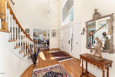 Welcome to a truly exceptional residence, nestled on over an on Governors Club in North Carolina - for sale on GolfHomes.com, golf home, golf lot