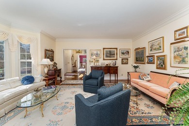 Welcome to a truly exceptional residence, nestled on over an on Governors Club in North Carolina - for sale on GolfHomes.com, golf home, golf lot