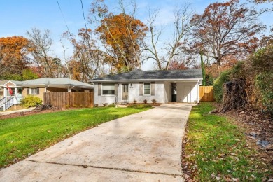 Welcome home to this charming three-bedroom, one bath bungalow on East Lake Golf Club in Georgia - for sale on GolfHomes.com, golf home, golf lot