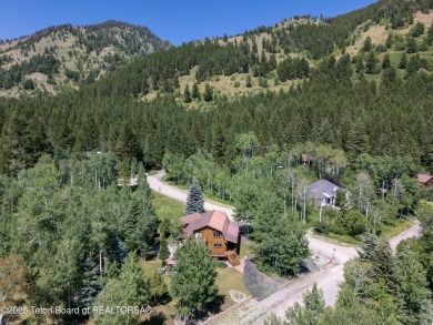 Your dream cabin in the woods awaits you.  Built by the original on Star Valley RV Golf Course in Wyoming - for sale on GolfHomes.com, golf home, golf lot