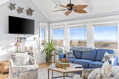 3BR/2.5BA Ocean-facing villa with unobstructed views of the on Bald Head Island Golf Club in North Carolina - for sale on GolfHomes.com, golf home, golf lot