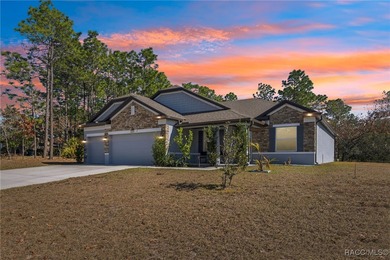 Welcome to this stunning 2022 built home in the sought after on Sugarmill Woods Golf and Country Club in Florida - for sale on GolfHomes.com, golf home, golf lot
