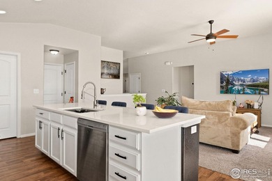 Fabulous ranch-style home with incredible mountain views backing on Raindance National Golf Course in Colorado - for sale on GolfHomes.com, golf home, golf lot