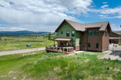 This stunning home, completed in 2022, has outstanding views on Grand Elk Ranch and Club in Colorado - for sale on GolfHomes.com, golf home, golf lot