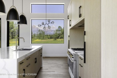 This stunning new 4,000 sqft home on 3.8 acres in the Fairway on Jackson Hole Golf and Tennis Club in Wyoming - for sale on GolfHomes.com, golf home, golf lot