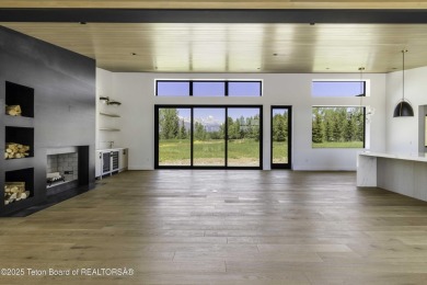 This stunning new 4,000 sqft home on 3.8 acres in the Fairway on Jackson Hole Golf and Tennis Club in Wyoming - for sale on GolfHomes.com, golf home, golf lot