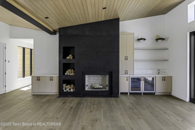 This stunning new 4,000 sqft home on 3.8 acres in the Fairway on Jackson Hole Golf and Tennis Club in Wyoming - for sale on GolfHomes.com, golf home, golf lot