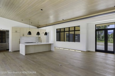 This stunning new 4,000 sqft home on 3.8 acres in the Fairway on Jackson Hole Golf and Tennis Club in Wyoming - for sale on GolfHomes.com, golf home, golf lot
