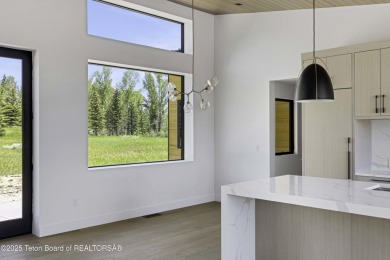 This stunning new 4,000 sqft home on 3.8 acres in the Fairway on Jackson Hole Golf and Tennis Club in Wyoming - for sale on GolfHomes.com, golf home, golf lot