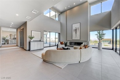 This 7,695 sq. ft. Blue Heron residence sits on a rare 1.23-acre on Dragon Ridge Country Club in Nevada - for sale on GolfHomes.com, golf home, golf lot
