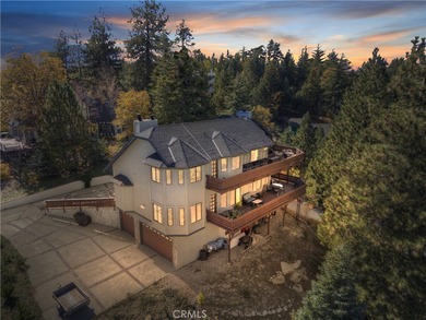 Experience the ultimate mountain retreat with this stunning on Lake Arrowhead Country Club in California - for sale on GolfHomes.com, golf home, golf lot