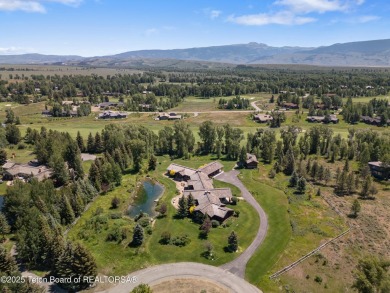 Spacious Larry Berlin designed home on a private cul-de-sac on Jackson Hole Golf and Tennis Club in Wyoming - for sale on GolfHomes.com, golf home, golf lot