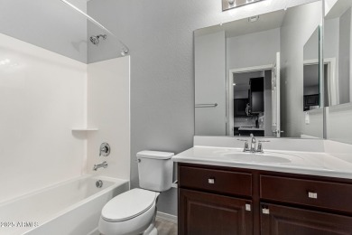 Charming 3 bed, 2.5 bath single-story home in a quiet, gated on The Legacy Golf Resort in Arizona - for sale on GolfHomes.com, golf home, golf lot