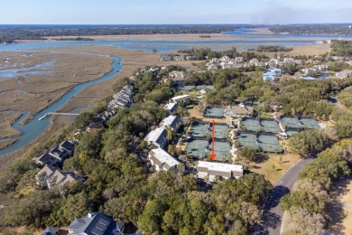 Charming First-Floor Condo with Tennis Court Views.  Beautifully on The Seabrook Island Club in South Carolina - for sale on GolfHomes.com, golf home, golf lot