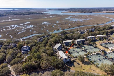 Charming First-Floor Condo with Tennis Court Views.  Beautifully on The Seabrook Island Club in South Carolina - for sale on GolfHomes.com, golf home, golf lot