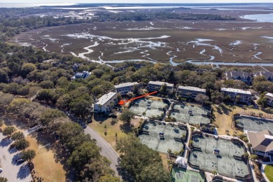 Charming First-Floor Condo with Tennis Court Views.  Beautifully on The Seabrook Island Club in South Carolina - for sale on GolfHomes.com, golf home, golf lot