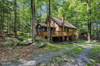 Chalet in the woods in the Northern Poconos, just over two hours on The Hideout Golf in Pennsylvania - for sale on GolfHomes.com, golf home, golf lot