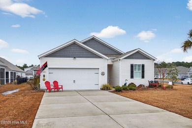 Welcome to this beautifully maintained 3-bedroom, 2-bath coastal on Crow Creek Golf Club in North Carolina - for sale on GolfHomes.com, golf home, golf lot
