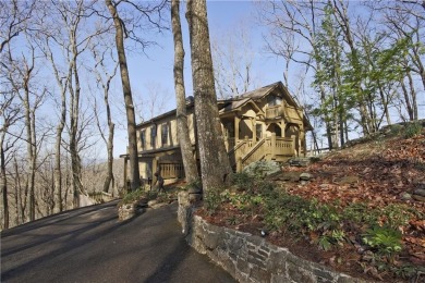 Views for miles from the decks of this beautiful mountain home on Bent Tree Golf Course in Georgia - for sale on GolfHomes.com, golf home, golf lot