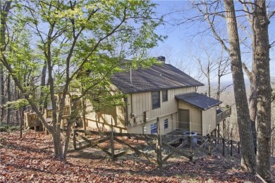 Views for miles from the decks of this beautiful mountain home on Bent Tree Golf Course in Georgia - for sale on GolfHomes.com, golf home, golf lot