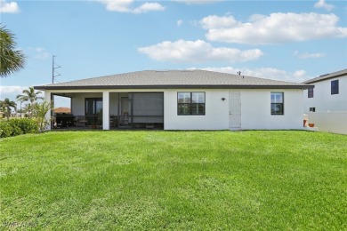 Impeccably maintained 2022 construction shows comparable to new on Burnt Store Golf Club in Florida - for sale on GolfHomes.com, golf home, golf lot