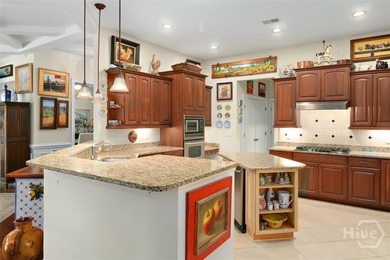 Unparalleled custom finishes, spacious rooms and an open concept on Savannah Quarters Country Club in Georgia - for sale on GolfHomes.com, golf home, golf lot