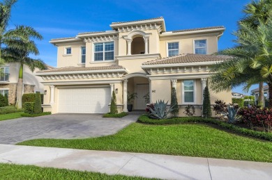 Luxuriously appointed, this coveted extended Santangelo model on Jupiter Country Club in Florida - for sale on GolfHomes.com, golf home, golf lot