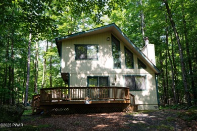 Welcome to this classic Pocono lake chalet, nestled in the heart on The Hideout Golf in Pennsylvania - for sale on GolfHomes.com, golf home, golf lot