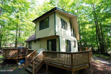 Welcome to this classic Pocono lake chalet, nestled in the heart on The Hideout Golf in Pennsylvania - for sale on GolfHomes.com, golf home, golf lot