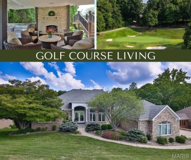 GOLF COURSE LIVING AT ITS FINEST! This custom atrium ranch on Sunset Hills Country Club in Illinois - for sale on GolfHomes.com, golf home, golf lot