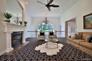 GOLF COURSE LIVING AT ITS FINEST! This custom atrium ranch on Sunset Hills Country Club in Illinois - for sale on GolfHomes.com, golf home, golf lot