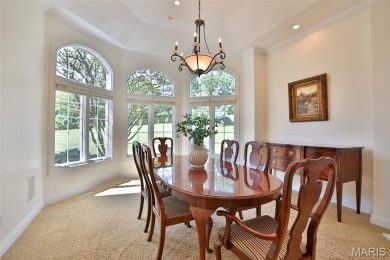 GOLF COURSE LIVING AT ITS FINEST! This custom atrium ranch on Sunset Hills Country Club in Illinois - for sale on GolfHomes.com, golf home, golf lot