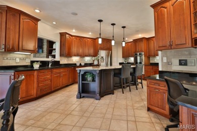 GOLF COURSE LIVING AT ITS FINEST! This custom atrium ranch on Sunset Hills Country Club in Illinois - for sale on GolfHomes.com, golf home, golf lot