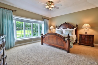 GOLF COURSE LIVING AT ITS FINEST! This custom atrium ranch on Sunset Hills Country Club in Illinois - for sale on GolfHomes.com, golf home, golf lot