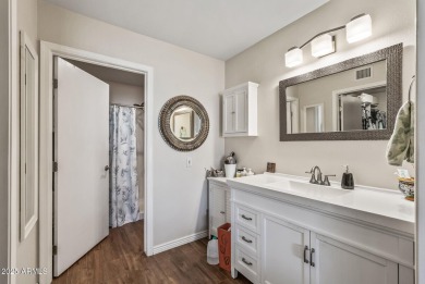 You'll want to live here once you step inside! Woody tile plank on Grandview Golf Course in Arizona - for sale on GolfHomes.com, golf home, golf lot