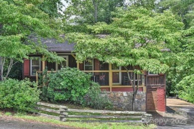 Charming Historic Cabin w/ Year-Round Mountain Views looking on Black Mountain Golf Course in North Carolina - for sale on GolfHomes.com, golf home, golf lot
