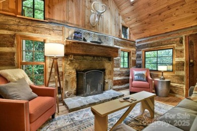 Charming Historic Cabin w/ Year-Round Mountain Views looking on Black Mountain Golf Course in North Carolina - for sale on GolfHomes.com, golf home, golf lot