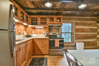 Charming Historic Cabin w/ Year-Round Mountain Views looking on Black Mountain Golf Course in North Carolina - for sale on GolfHomes.com, golf home, golf lot