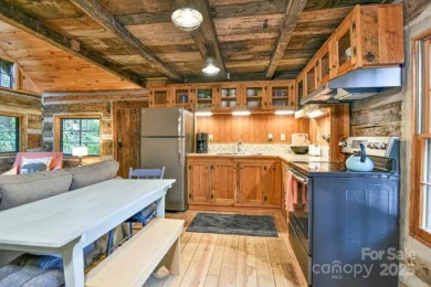 Charming Historic Cabin w/ Year-Round Mountain Views looking on Black Mountain Golf Course in North Carolina - for sale on GolfHomes.com, golf home, golf lot