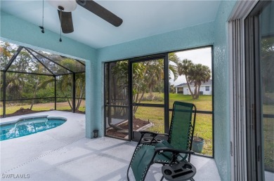 Welcome to this fabulous salt water pool home with a tranquil on Burnt Store Golf Club in Florida - for sale on GolfHomes.com, golf home, golf lot