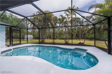 Welcome to this fabulous salt water pool home with a tranquil on Burnt Store Golf Club in Florida - for sale on GolfHomes.com, golf home, golf lot